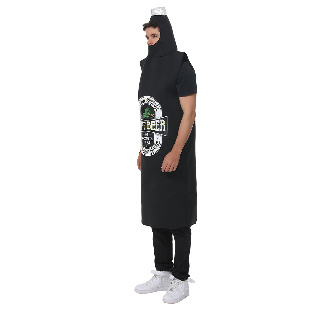 Bierflasche Unisex Kostüm MIESEPETER® schwarz