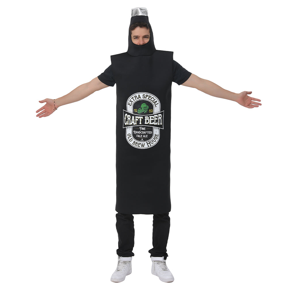 Bierflasche Unisex Kostüm MIESEPETER® schwarz