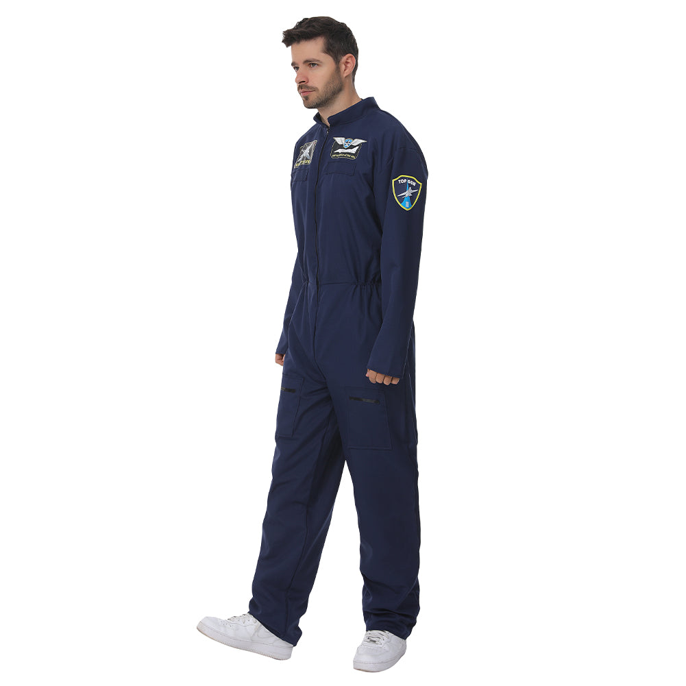 Pilot Kampfjet Kostüm "Air Force" MIESEPETER® navy