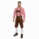 Trachtenset Herren Oktoberfest-Kostüm MIESEPETER® rot – M