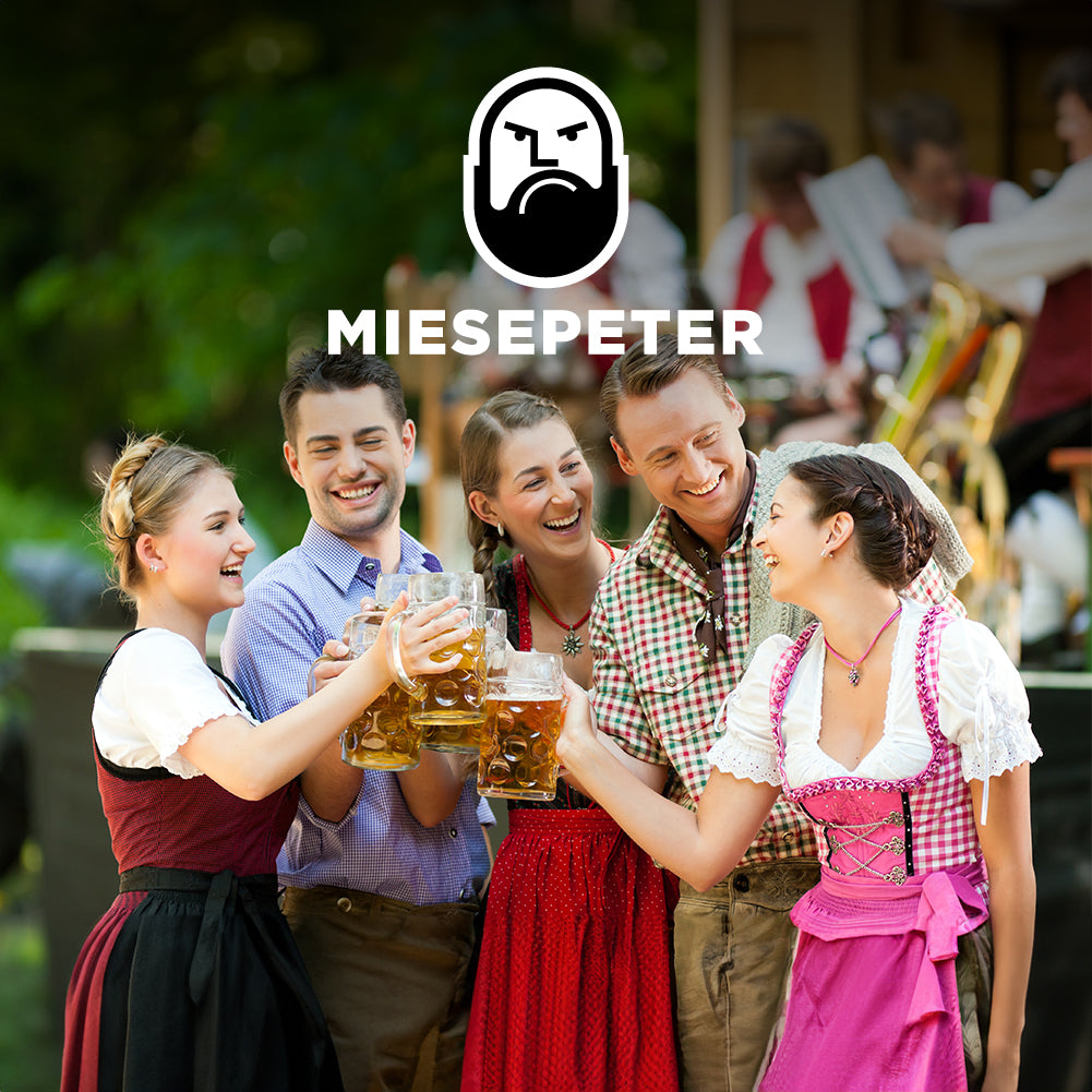 Trachtenset Herren Oktoberfest-Kostüm MIESEPETER® rot