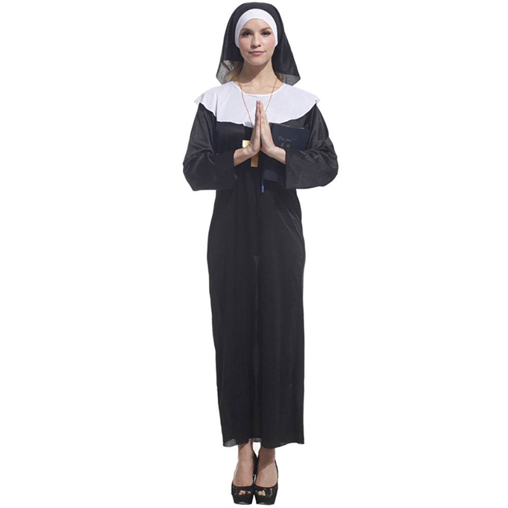 Nonne Damen Kostüm "Pretty Nun" MIESEPETER®