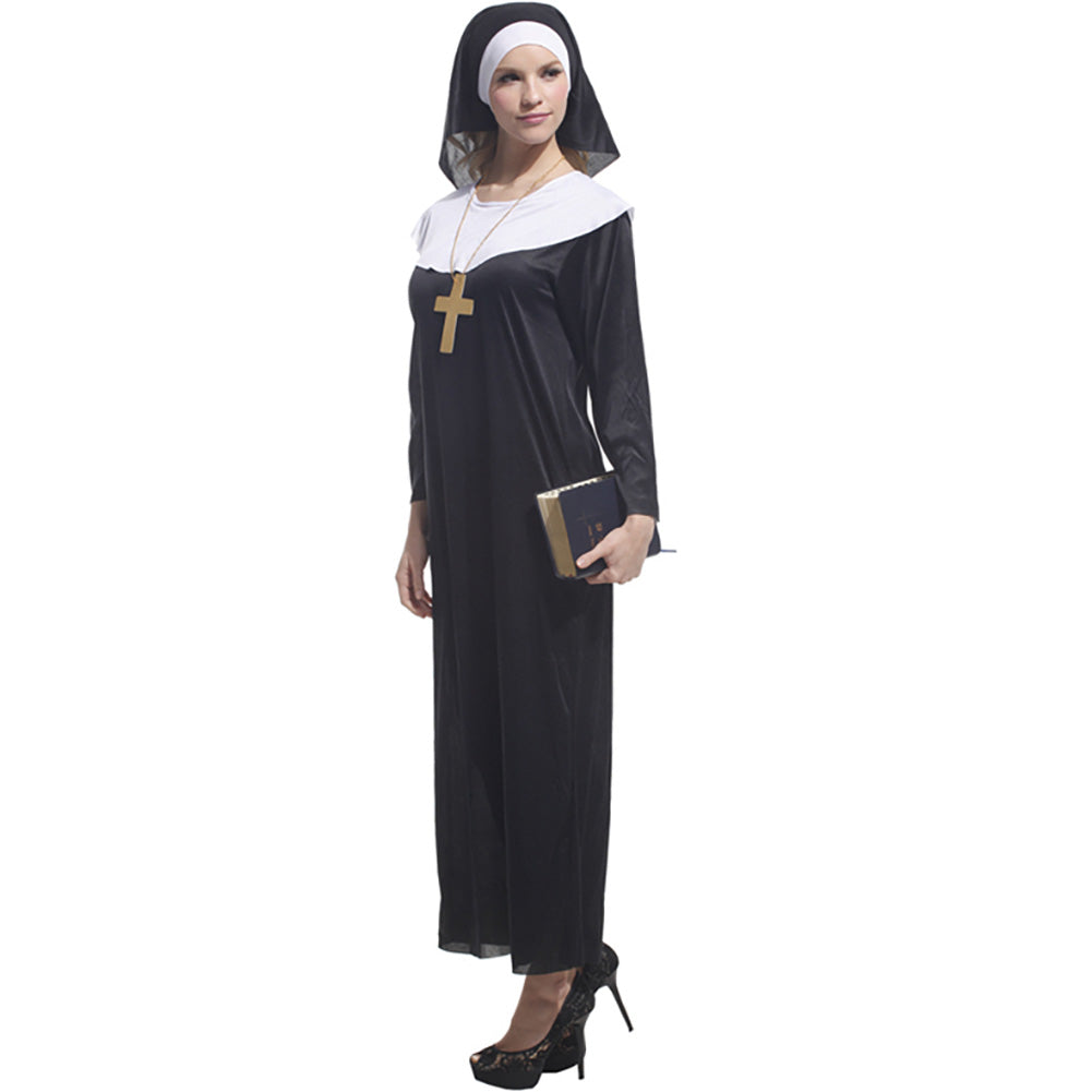 Nonne Damen Kostüm "Pretty Nun" MIESEPETER®