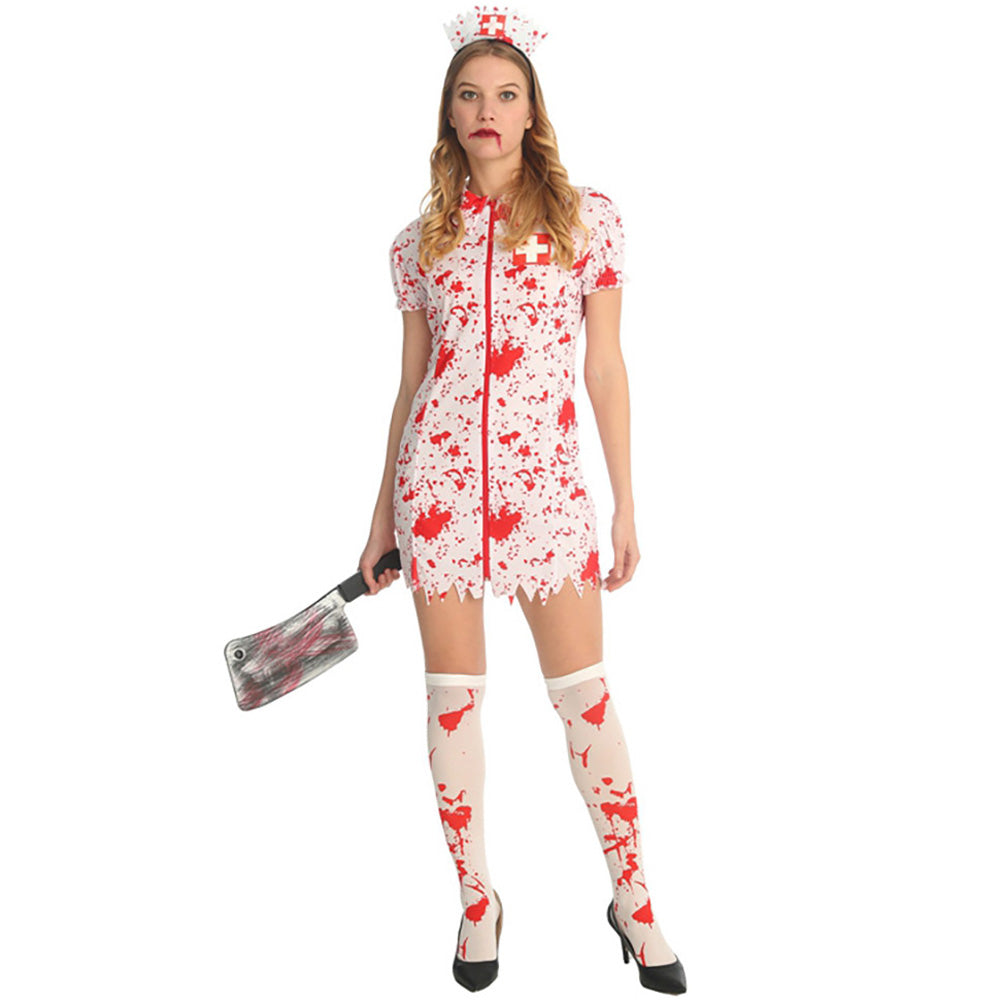 Horror Krankenschwester Damen Kostüm "Bloody Nurse" MIESEPETER®