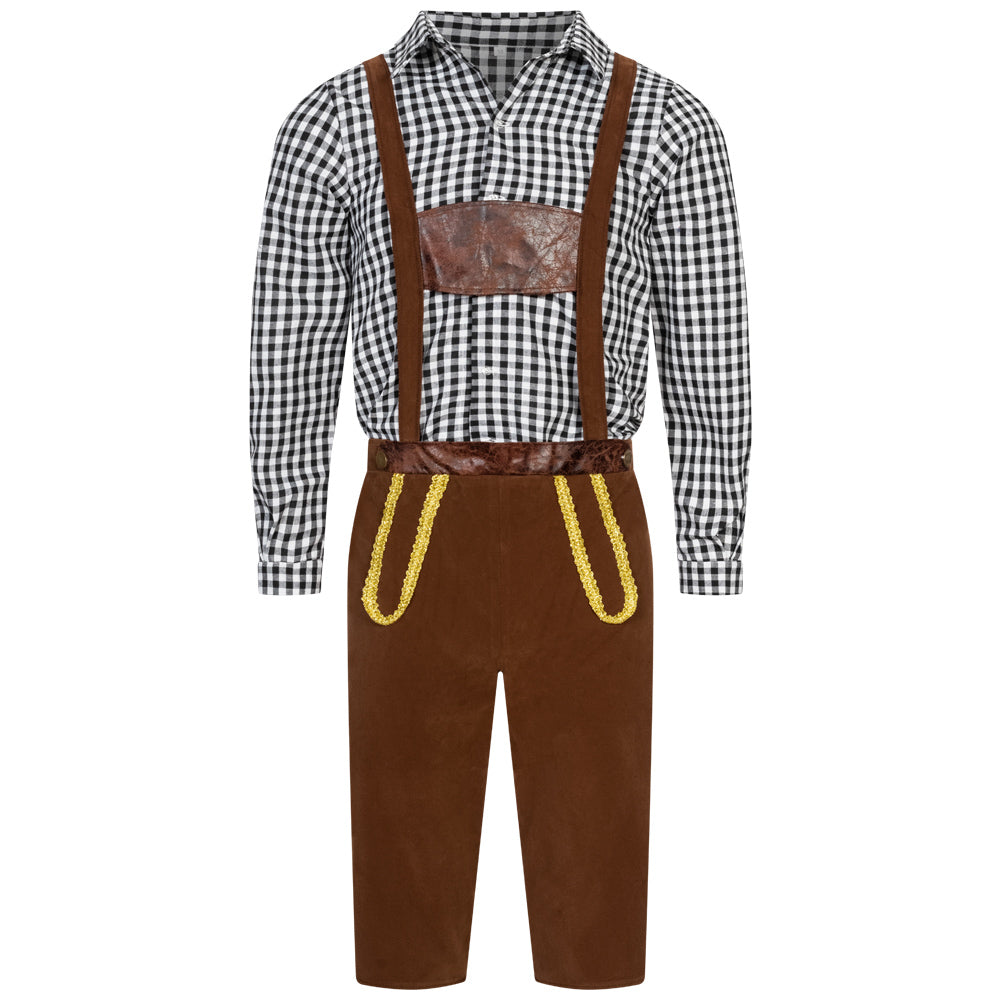Trachtenset Herren Oktoberfest-Kostüm MIESEPETER® schwarz