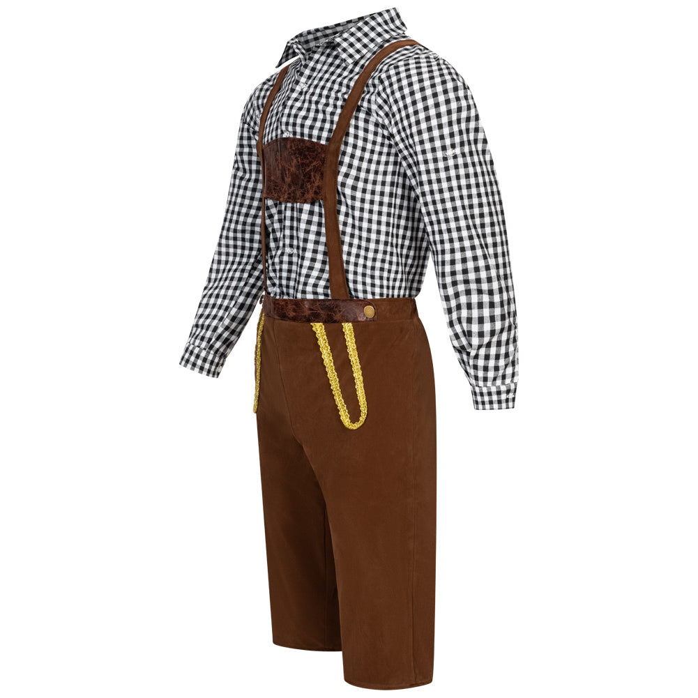Trachtenset Herren Oktoberfest-Kostüm MIESEPETER® schwarz