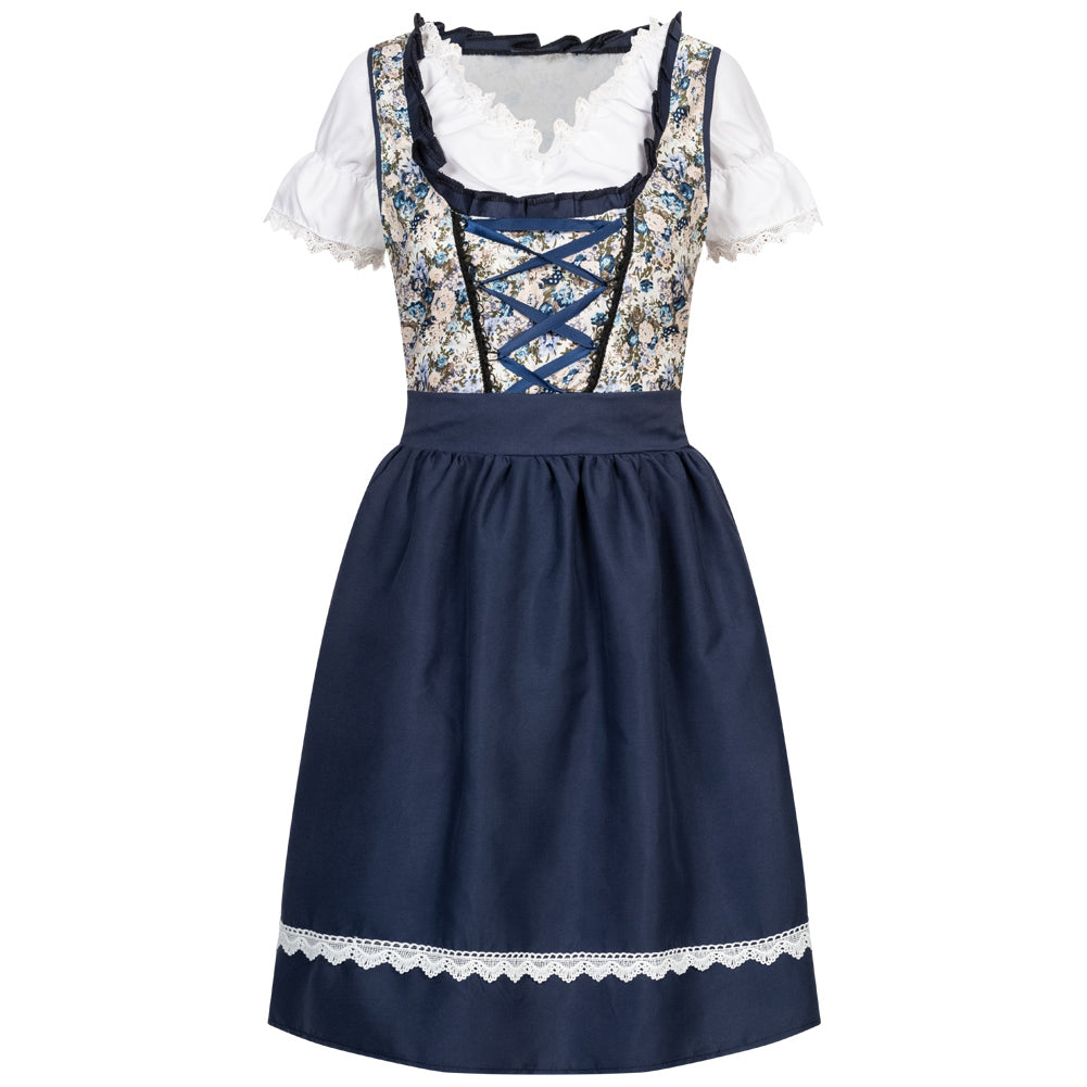 Dirndl Damen Oktoberfest-Kostüm MIESEPETER® blau