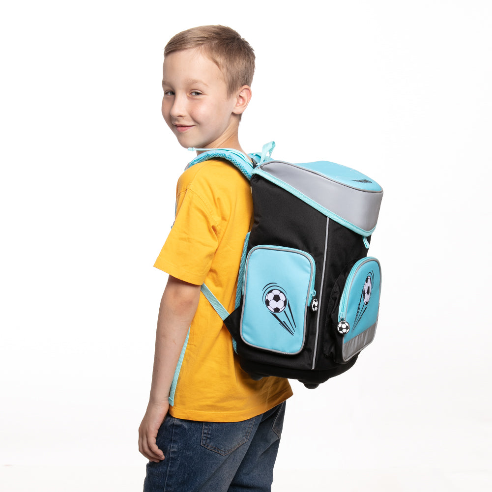 MUWO "Lil Leo" Kinder Schulranzen Set 5-tlg.