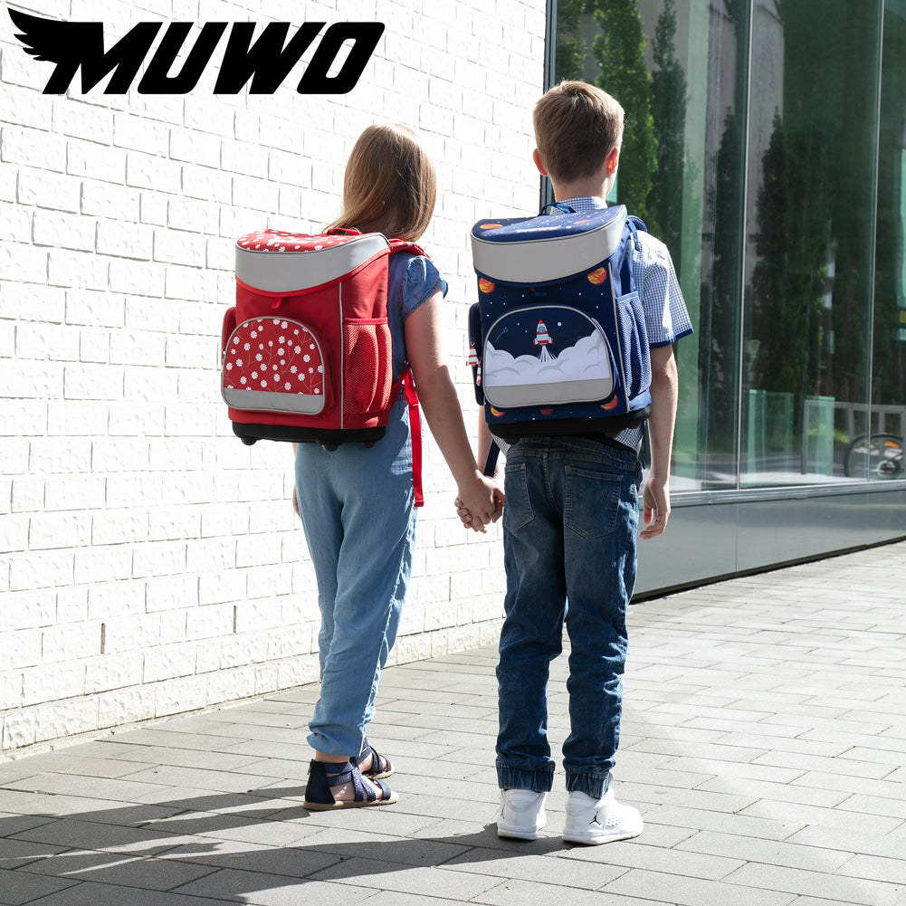 MUWO "Lil Leo" Kinder Schulranzen Set 5-tlg.