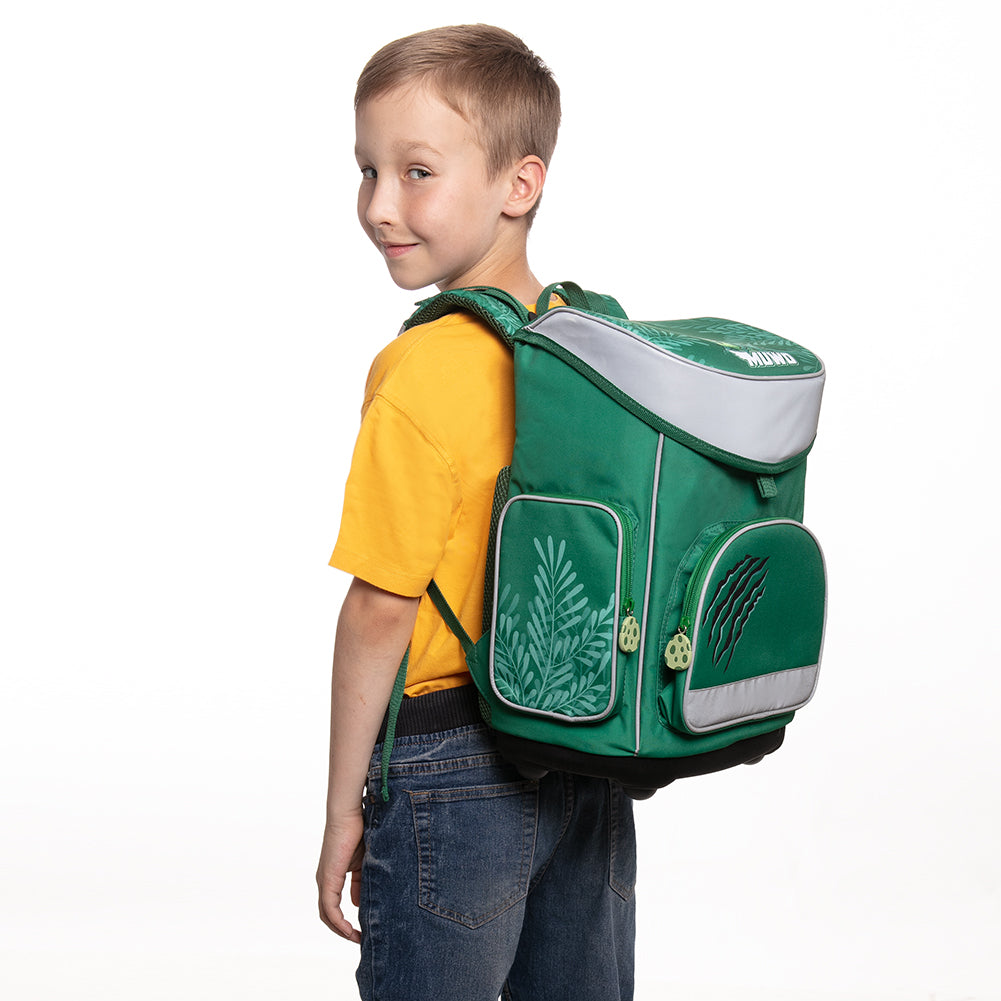MUWO "Lil Rex" Kinder Schulranzen Set 5-tlg.