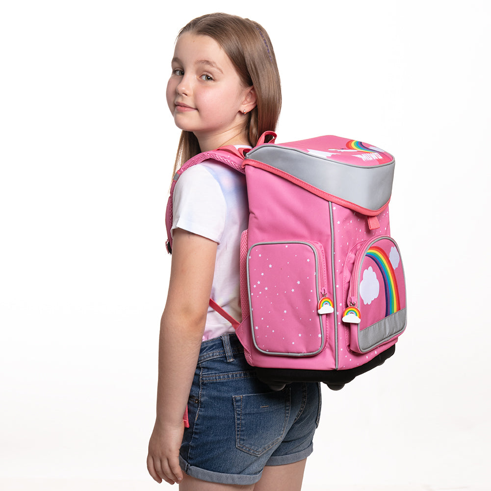 MUWO "Lil Unicorn" Kinder Schulranzen Set 5-tlg.