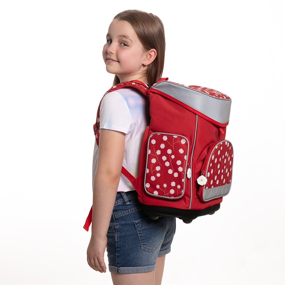MUWO "Lil Flower" Kinder Schulranzen Set 5-tlg.