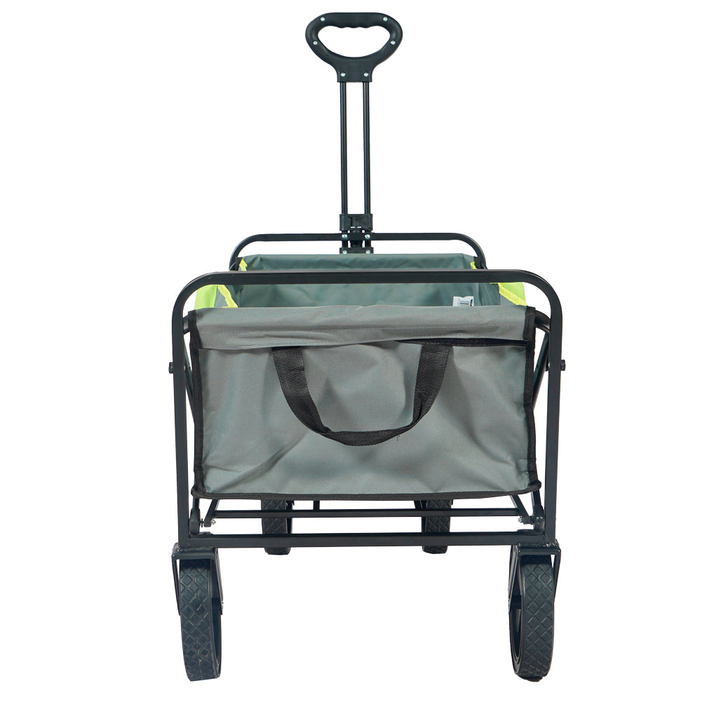 MUWO faltbarer Bollerwagen 100 L, max. 110 kg grün