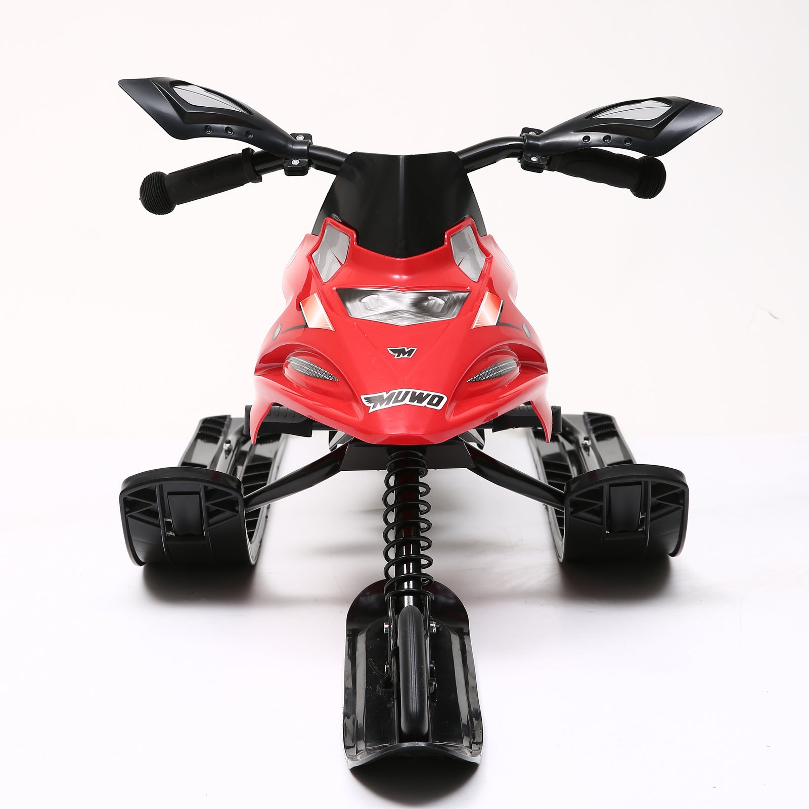 MUWO "Snowglider" Kinder Lenkschlitten rot