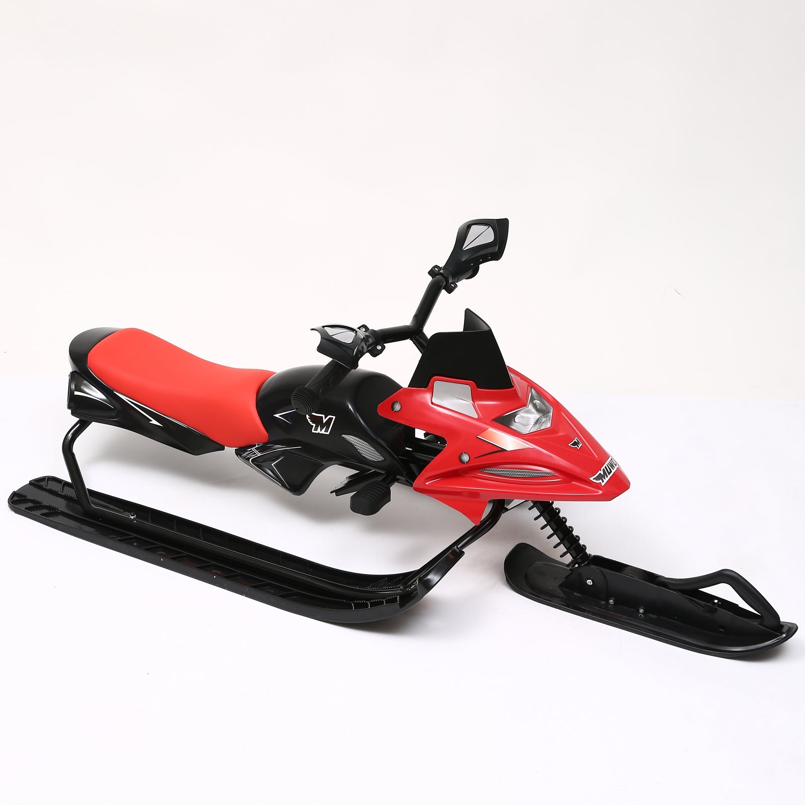 MUWO "Snowglider" Kinder Lenkschlitten rot