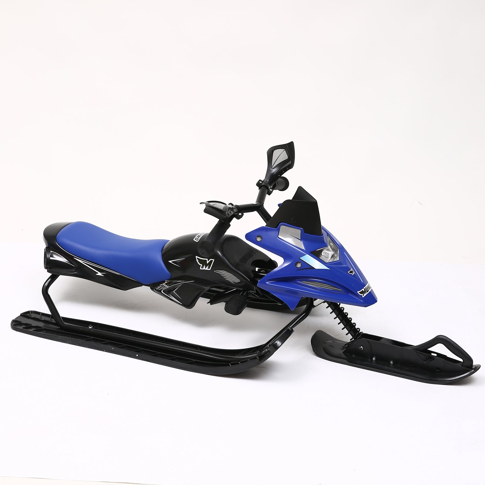 MUWO "Snowglider" Kinder Lenkschlitten blau