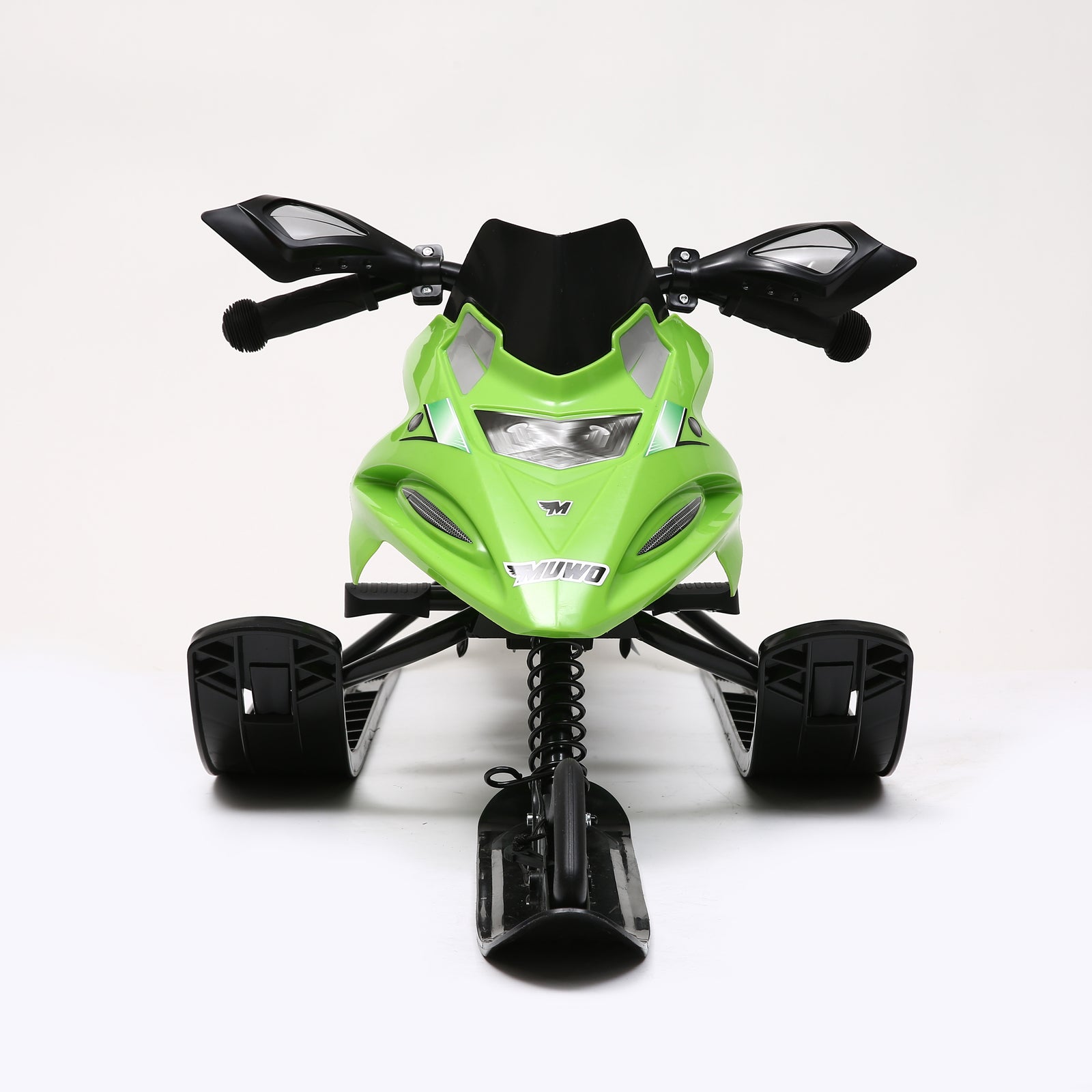 MUWO "Snowglider" Kinder Lenkschlitten grün