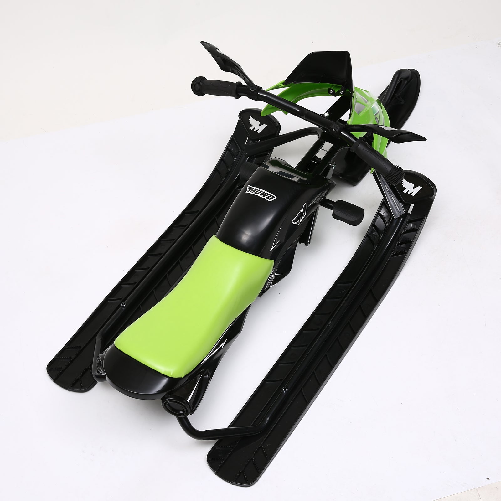 MUWO "Snowglider" Kinder Lenkschlitten grün