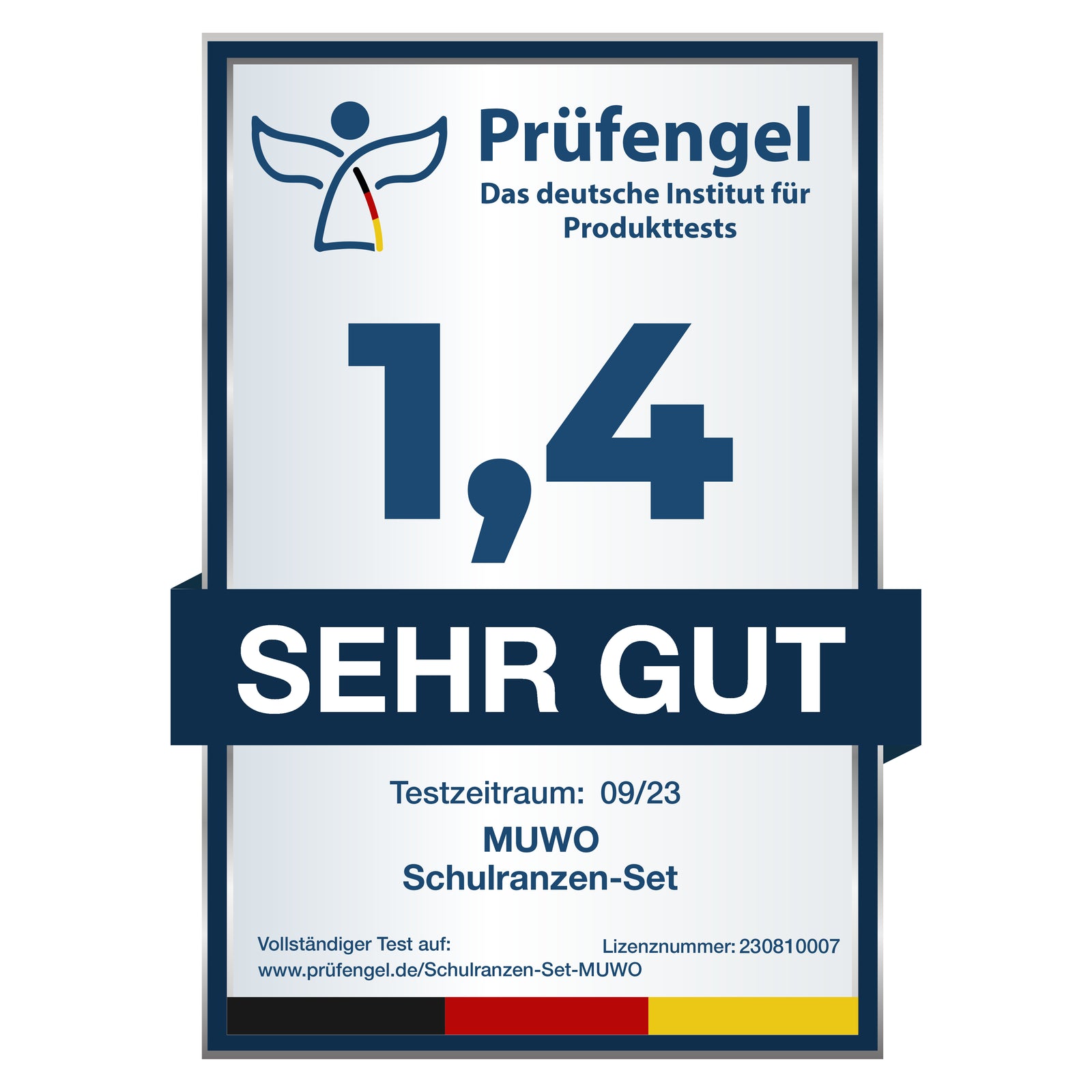 MUWO "Lil Flower" Kinder Schulranzen Set 5-tlg.