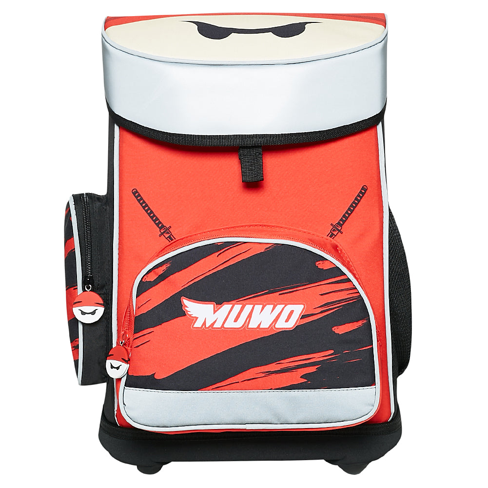 MUWO "Lil Ninja" Kinder Schulranzen Set 5tlg.