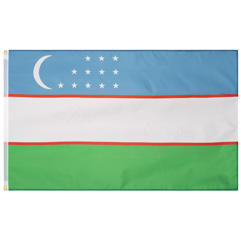 Uzbekistan Bandiera MUWO "Nations Together" 90 x 150 cm