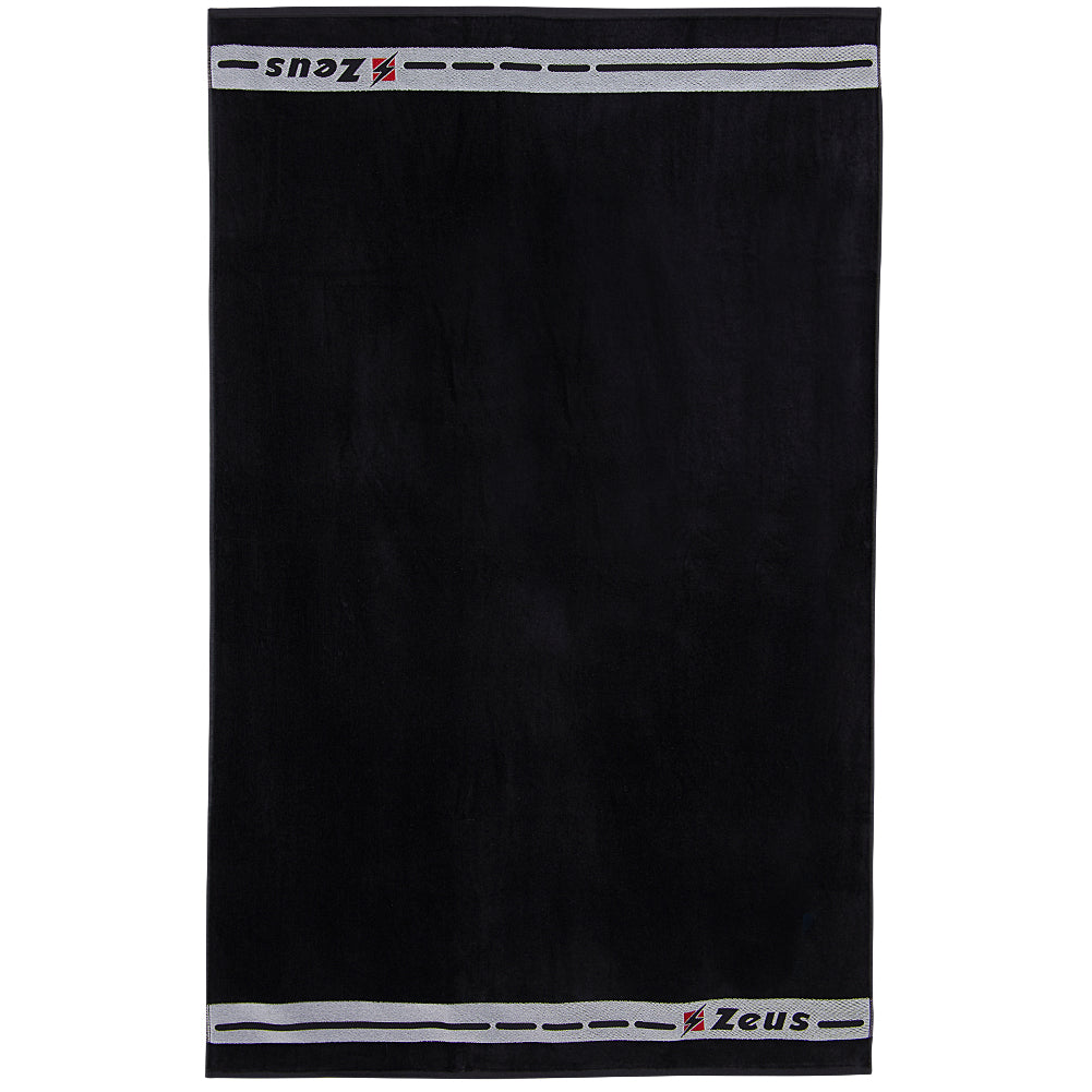 Zeus Asciugamano di cotone 155 x 100 cm nero