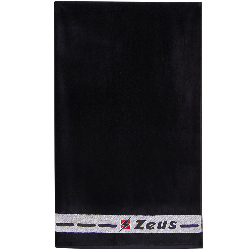 Zeus Asciugamano di cotone 155 x 100 cm nero