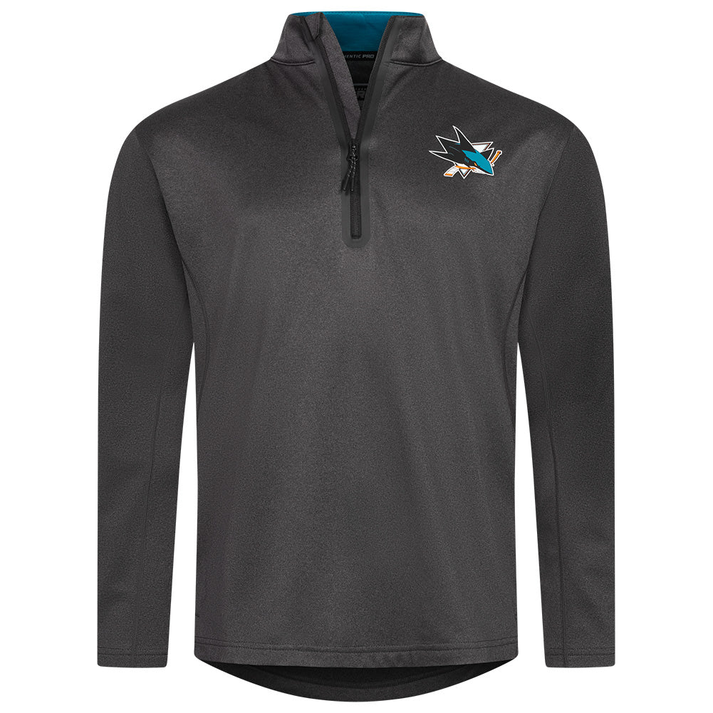 San Jose Sharks NHL Fanatics Herren 1/4-Zip Sweatshirt NL63999B2GEHJ5