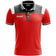Zeus Vesuvio Uomo Polo rosso grigio – M