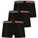 Geographical Norway Herren Boxershorts 3er-Pack schwarz Pack-3-Black – XL