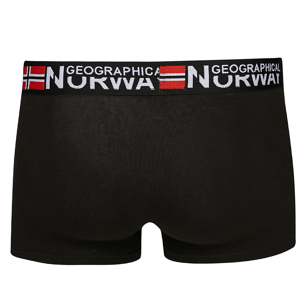 Geographical Norway Herren Boxershorts 3er-Pack schwarz Pack-3-Black