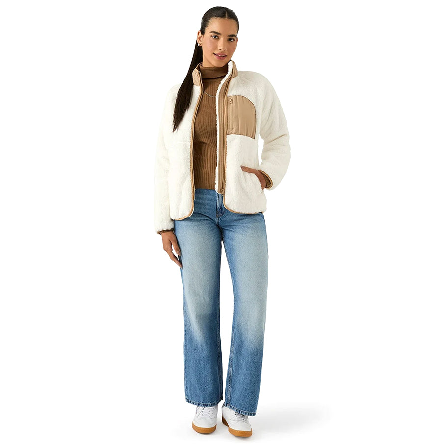 Reebok Double Monkey Fleece Damen Jacke RBO21460-Cream