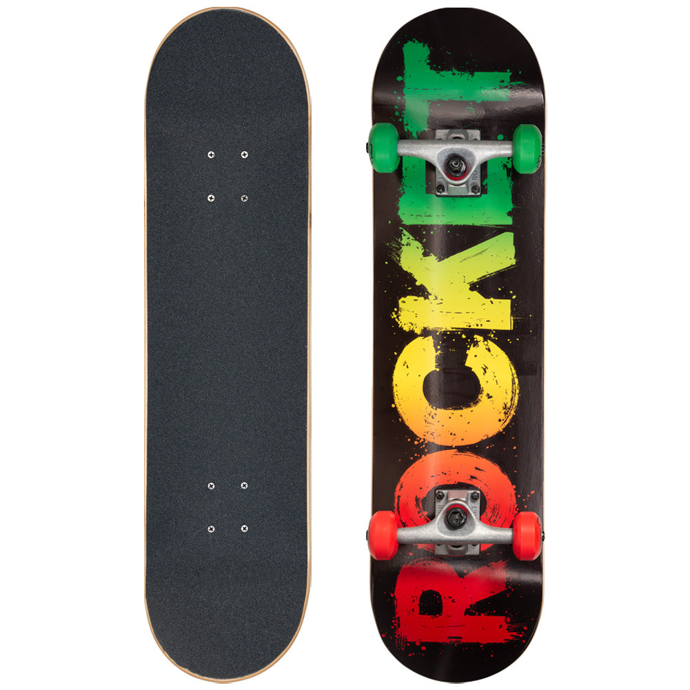Rocket Rasta Fade 8" Skateboard RKT-COM-1535