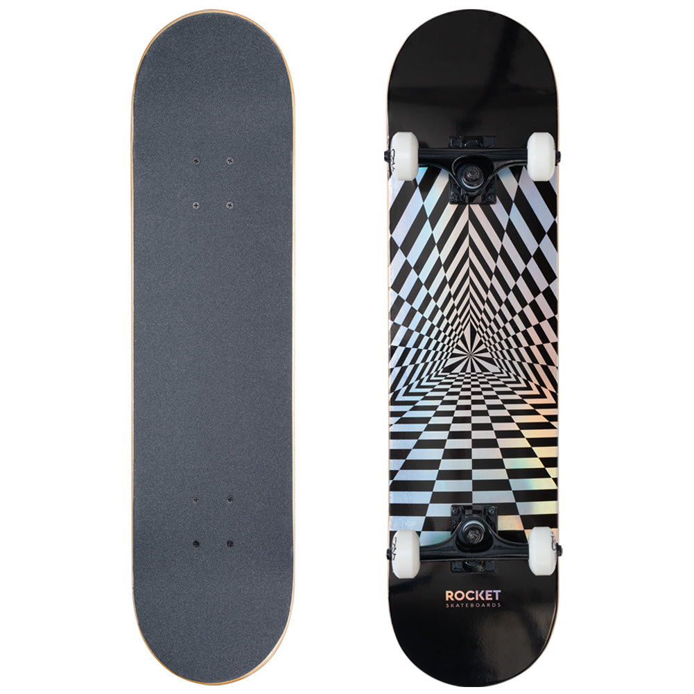 Rocket Prism Foil Silver 7,75" Skateboard RKT-COM-1554
