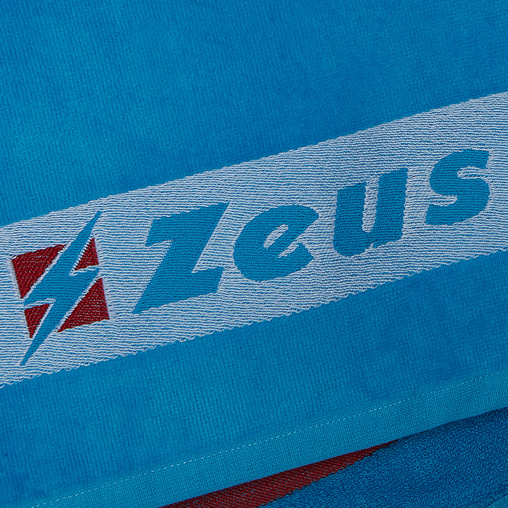 Zeus Asciugamano di cotone 155 x 100 cm blu