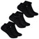 Sergio Tacchini Unisex Sneaker Socken 3 Paar schwarz SA14167139 – 39-42