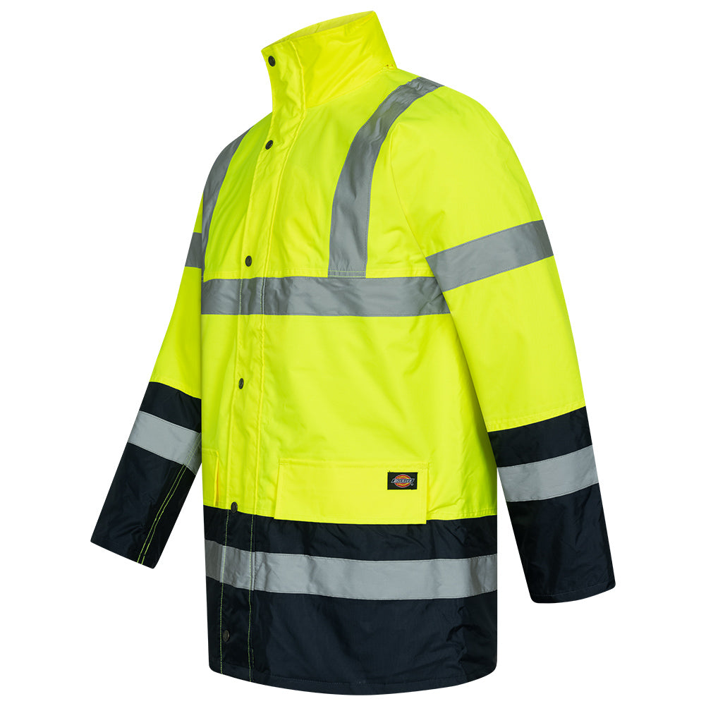 Dickies hochsichtbarer Herren Reflektor Arbeitsparka SA7004YLN
