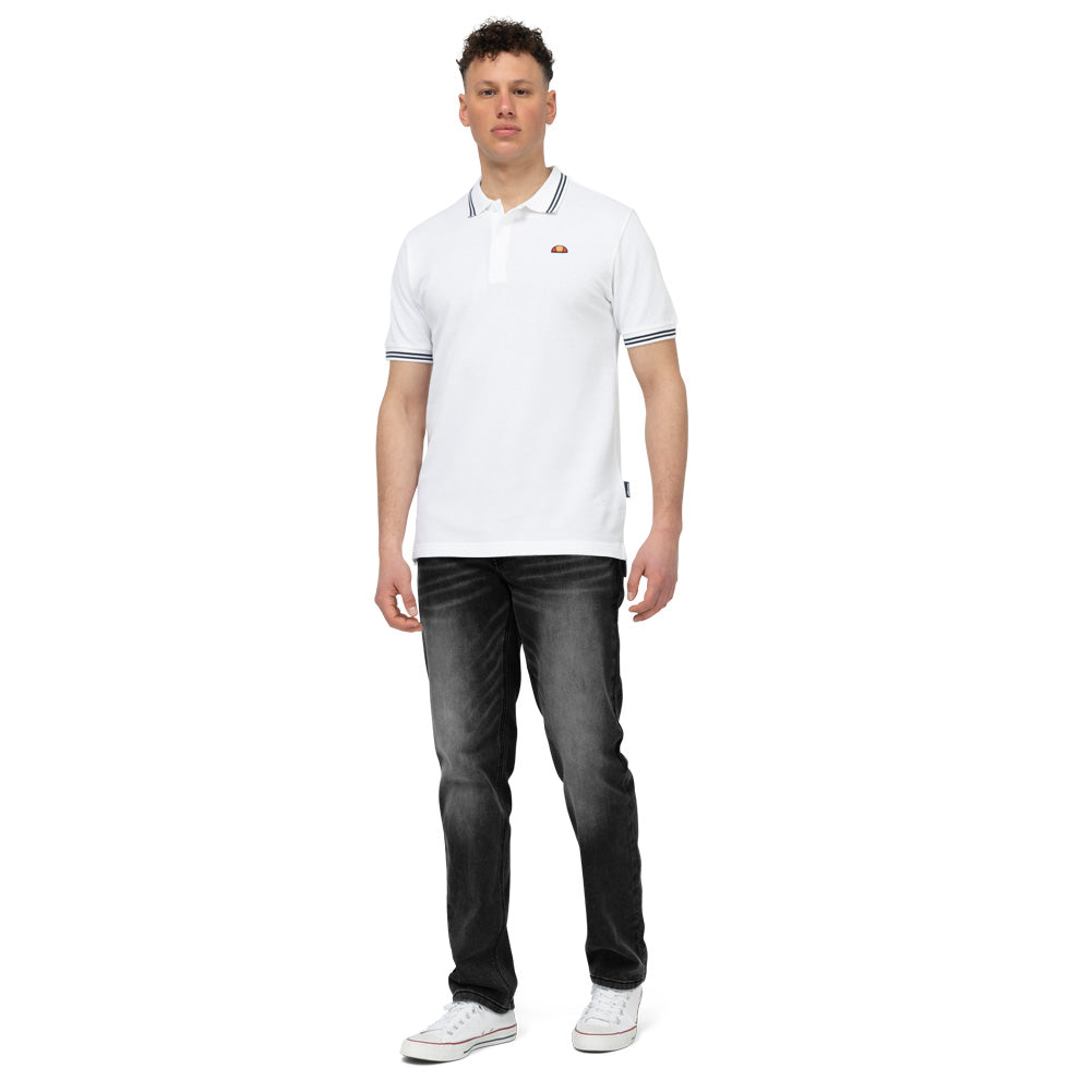ellesse Dioran Twin Tipped Herren Polo-Shirt SBS22445-WHITE