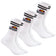 ellesse Vulloni Unisex Socken 3 Paar weiß SBSA3955-WHITE – 43-46