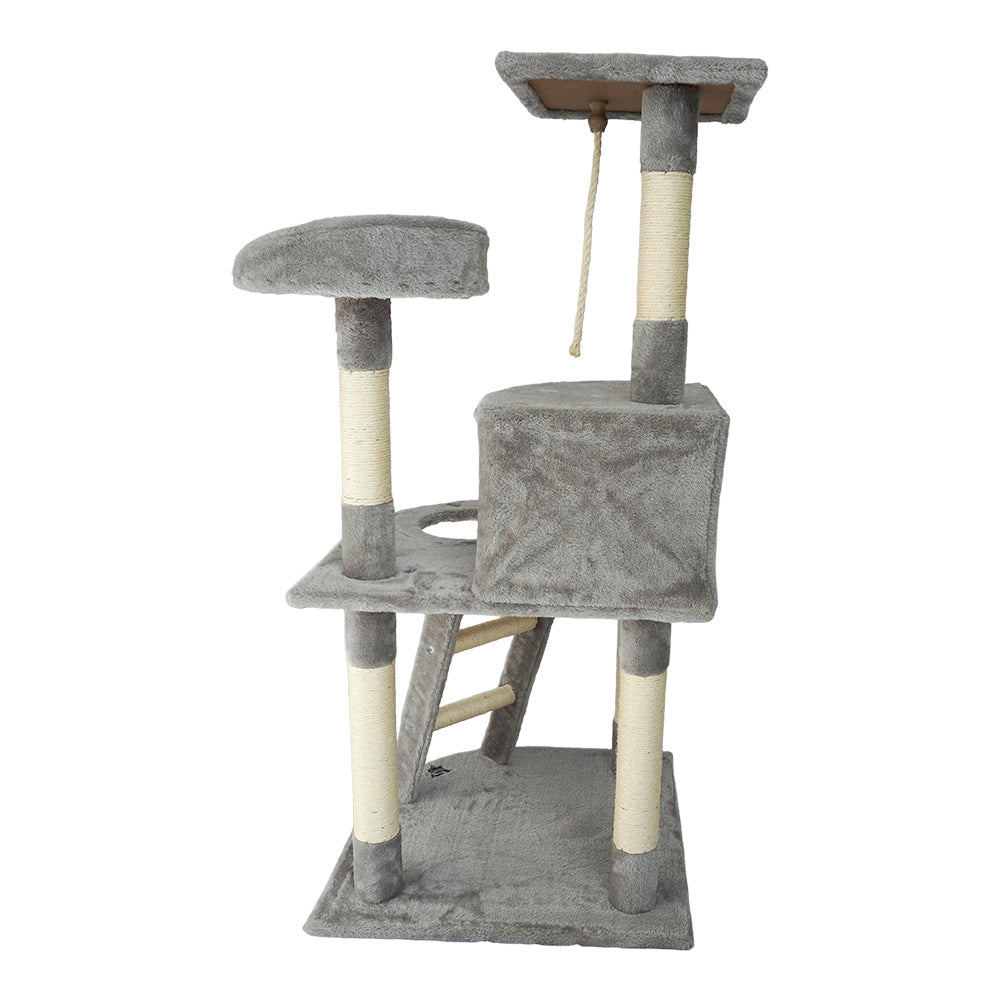 SPOCADO "Rovers" Kratzbaum für Katzen 120 x 55 x 55 cm grau