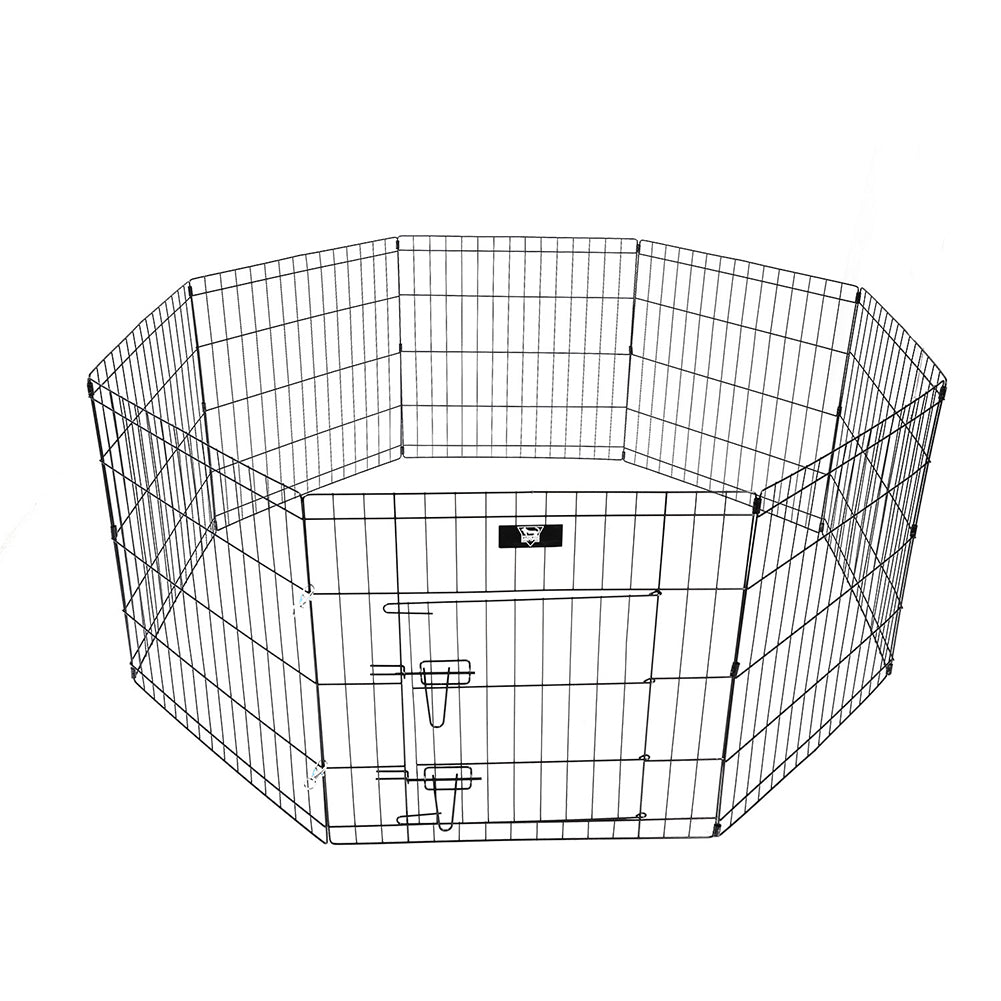 SPOCADO "United" Freilaufgehege 8 tlg. faltbar 61 × 61 cm schwarz