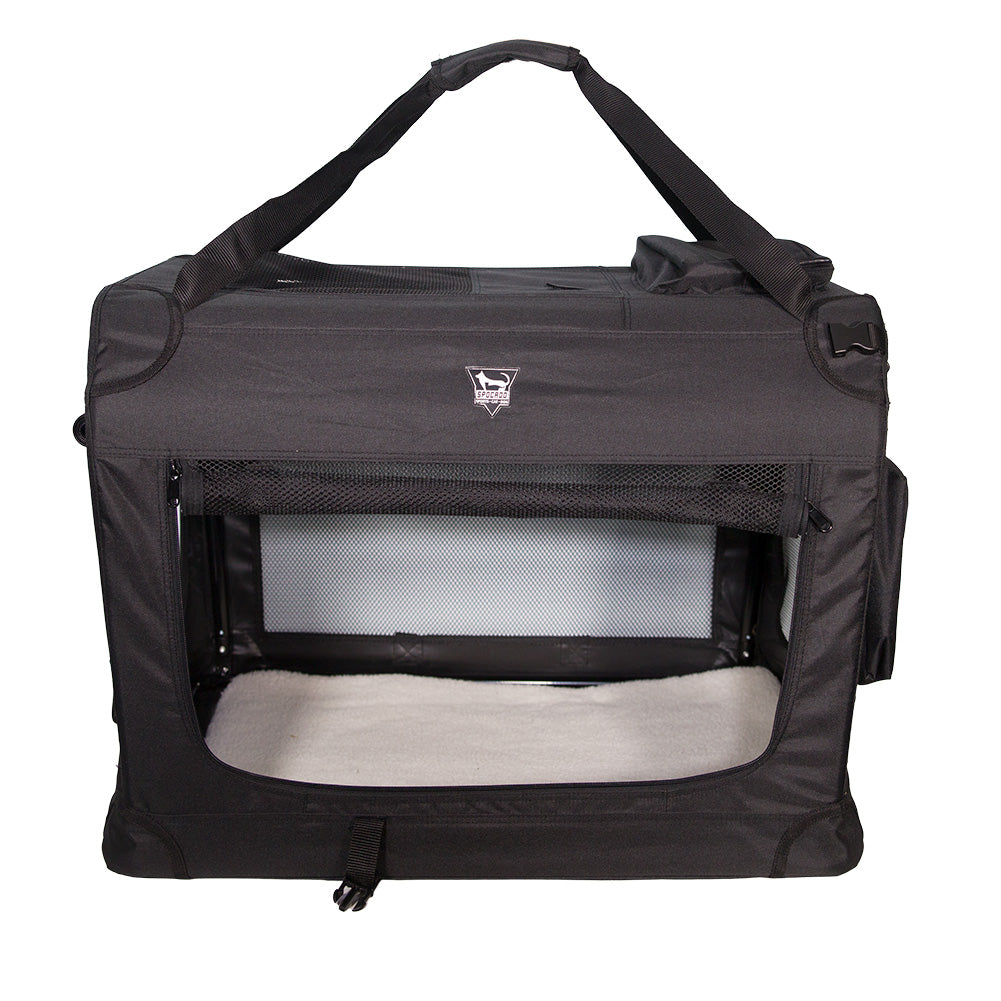 SPOCADO "Palace" Transporttasche für Tiere 82 x 59 x 59 cm schwarz