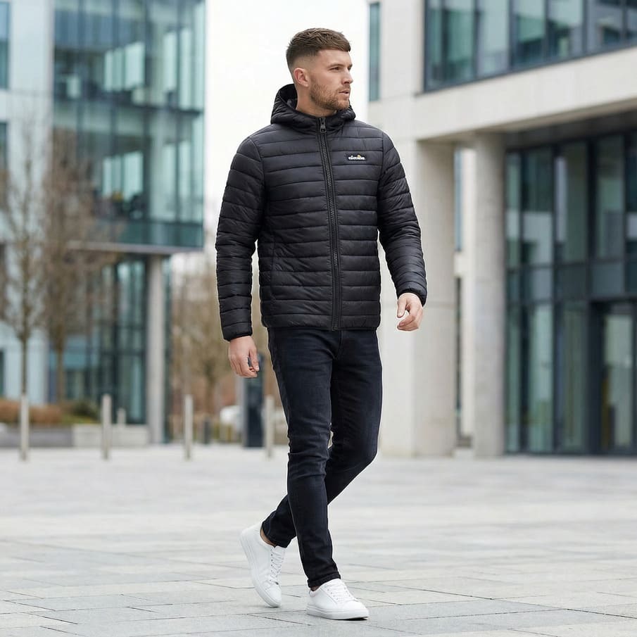 ellesse Mazzarino Herren Winterjacke SOP23829-Black