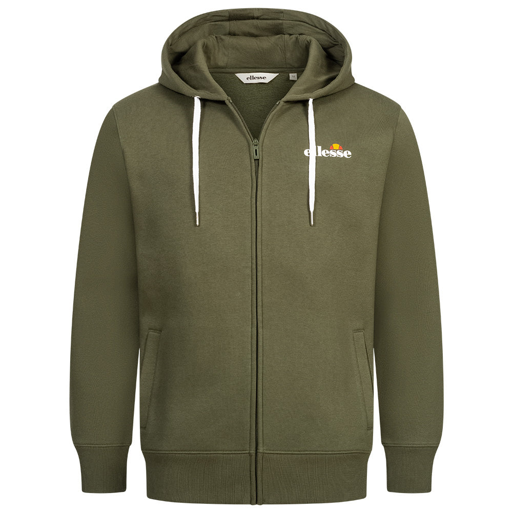 ellesse Klemerio Full Zip Herren Kapuzen Sweatjacke SOP23857-Khaki
