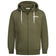 ellesse Klemerio Full Zip Herren Kapuzen Sweatjacke SOP23857-Khaki – S