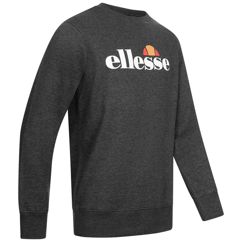 ellesse Kanya Crew Herren Sweatshirt SOP24044-Dk Grey
