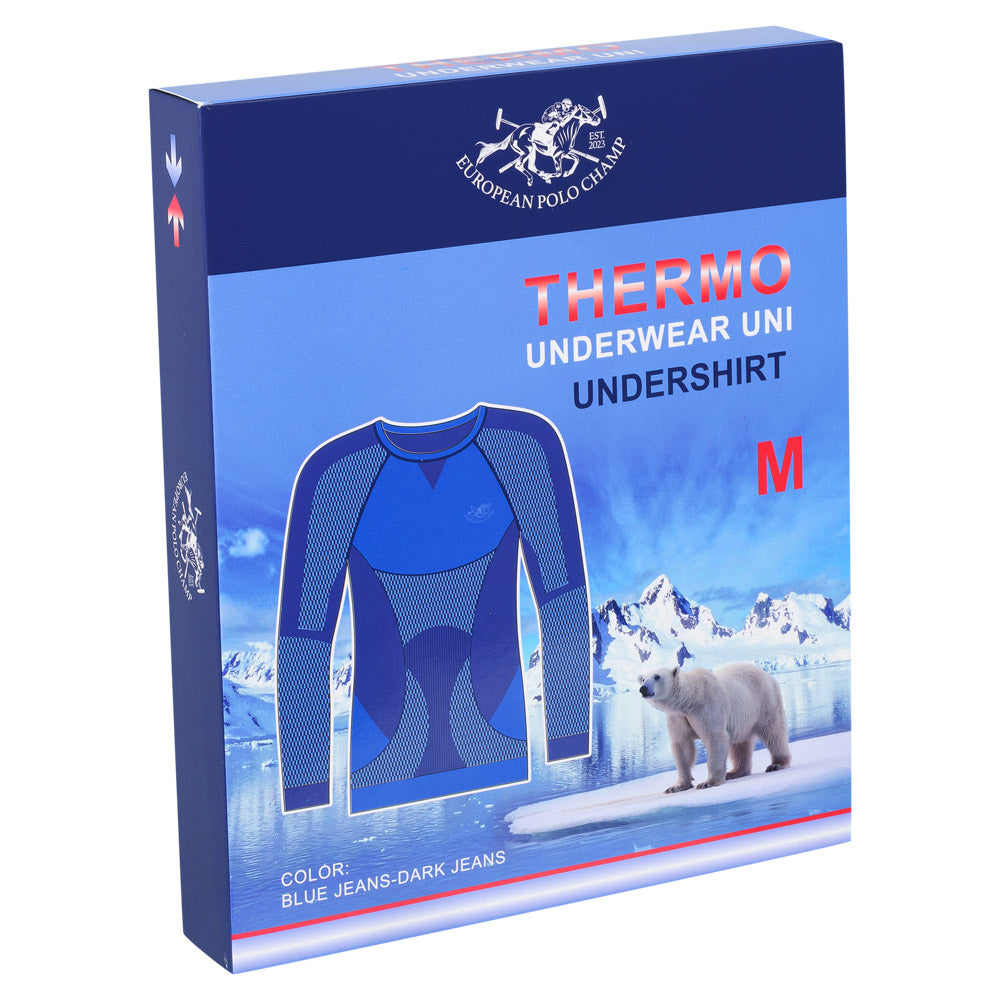 EUROPEAN POLO CHAMP Herren Thermo Langarmshirt navy SPA 25-005-navy