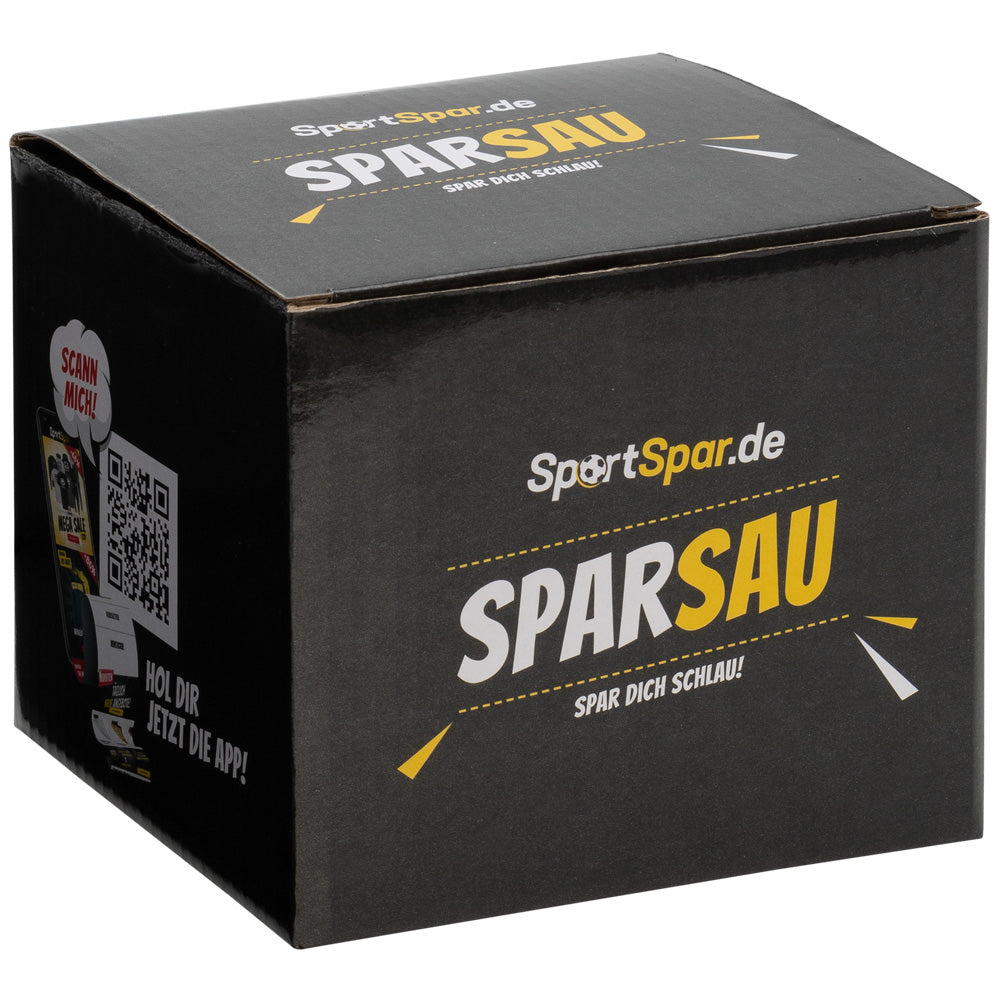 SportSpar.de "SparSau" Maialino salvadanaio in ceramica oro