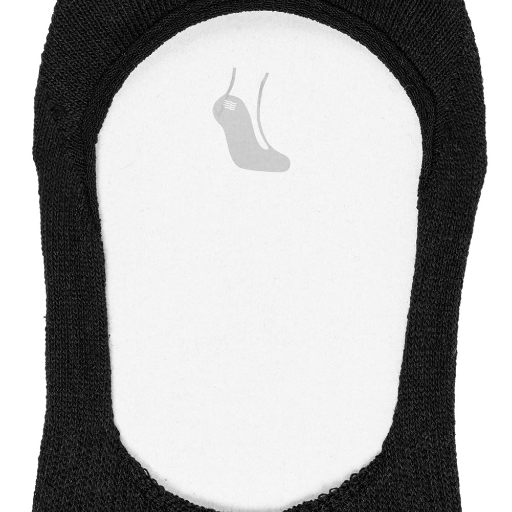 SportSpar.de "Sparlinge" Fantasmini Calzini corti sneaker 3 paia nero