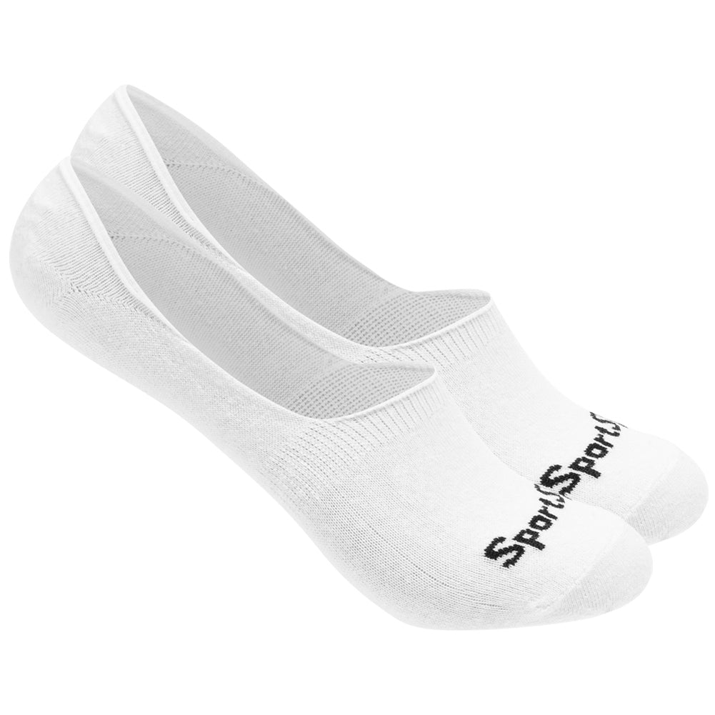SportSpar.de "Sparlinge" Fantasmini Calzini corti sneaker 3 paia bianco